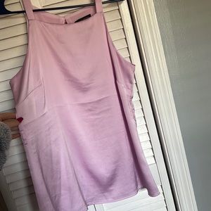 cute lilac colored tank from banana republic